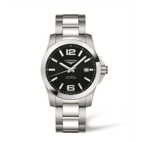 Longines Conquest L3.677.4.56.6 Black 41.00 mm Automatic