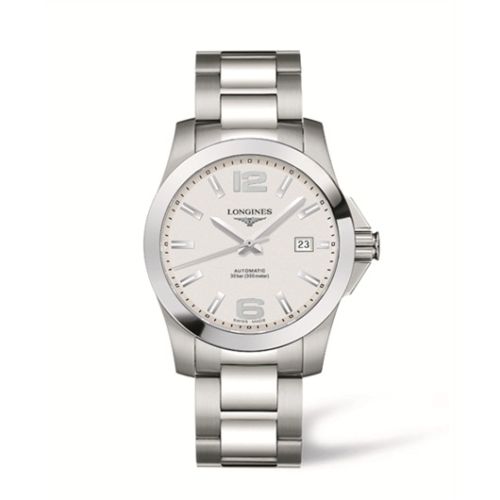 Longines Conquest L3.677.4.76.6 Silver 41.00 mm Automatic