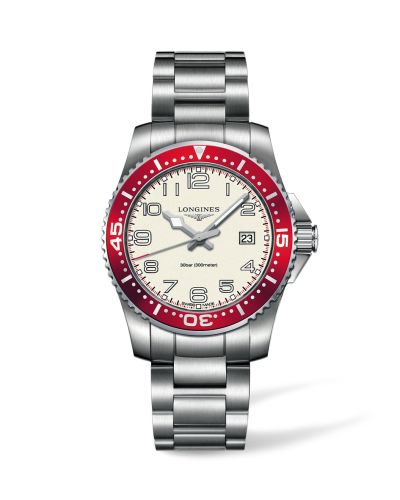 Longines HydroConquest L3.688.4.19.6 White 39.00 mm Quartz