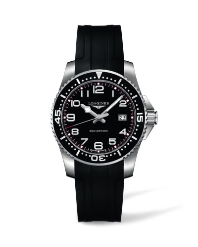 Longines HydroConquest L3.688.4.53.2 Black 39.00 mm Quartz