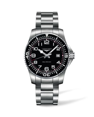 Longines HydroConquest L3.688.4.53.6 Black 39.00 mm Quartz