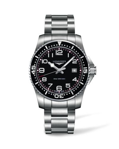 Longines HydroConquest L3.689.4.53.6 Black 41.00 mm Quartz