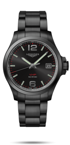 Longines Conquest V.H.P. L3.726.2.56.6 Black 43.00 mm Quartz