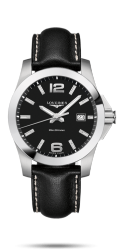 Longines Conquest L3.759.4.58.3 Black 41.00 mm Quartz