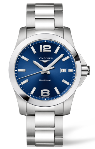 Longines Conquest L3.759.4.96.6 Blue 41.00 mm Quartz