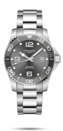 Longines HydroConquest L3.781.4.76.6 Grey 41.00 mm Automatic