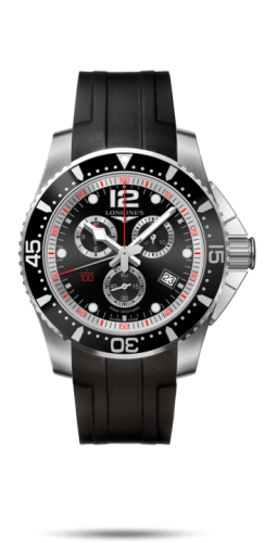 Longines HydroConquest L3.843.4.56.2 Black 47.50 mm Quartz