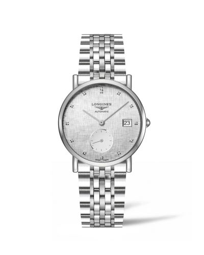 Longines Elegant L4.312.4.77.6 Silver 34.50 mm Automatic