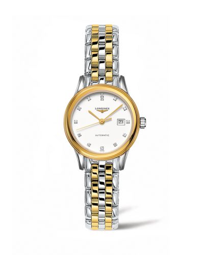 Longines Flagship L4.374.3.27.7 White 30.00 mm Automatic