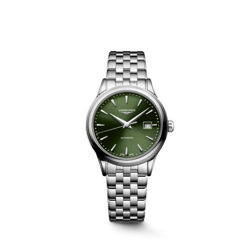 Longines Flagship L4.374.4.02.6 Green 30.00 mm Automatic