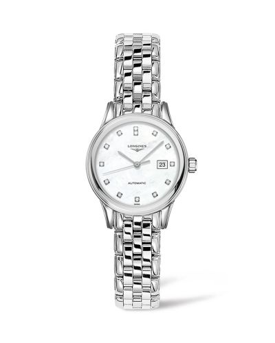 Longines Flagship L4.374.4.87.6 White 30.00 mm Automatic