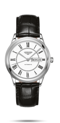 Longines Flagship L4.899.4.21.2 White 38.50 mm Automatic