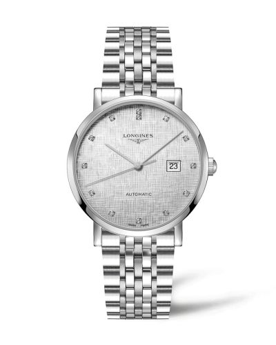 Longines Elegant L4.911.4.77.6 Silver 41.00 mm Automatic