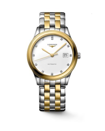 Longines Flagship L4.974.3.27.7 White 38.50 mm Automatic
