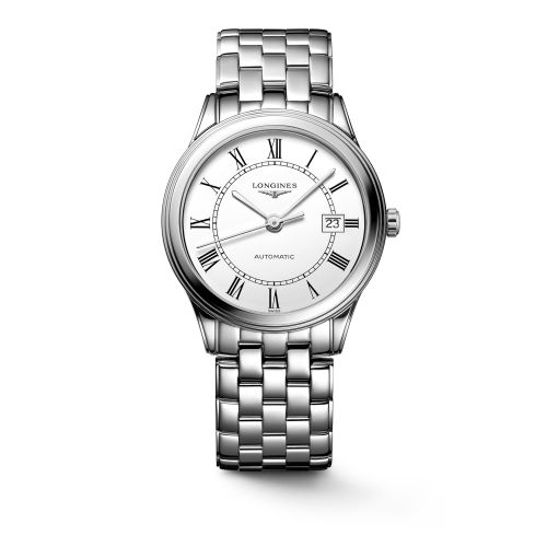 Longines Flagship L4.974.4.21.6 White 38.50 mm Automatic