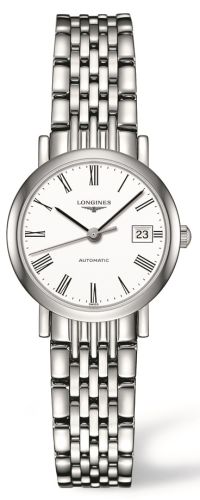 Longines Elegant L4.309.4.11.6 White 25.50 mm Automatic