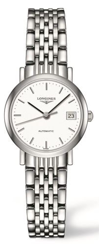 Longines Elegant L4.309.4.12.6 White 25.50 mm Automatic
