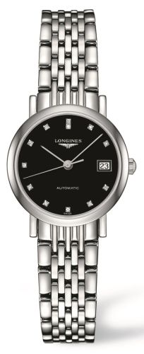 Longines Elegant L4.309.4.57.6 Black 25.50 mm Automatic