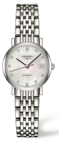 Longines Elegant L4.309.4.87.6 White 25.50 mm Automatic