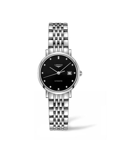 Longines Elegant L4.310.4.57.6 Black 29.00 mm Automatic