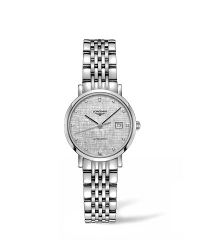 Longines Elegant L4.310.4.77.6 Silver 29.00 mm Automatic