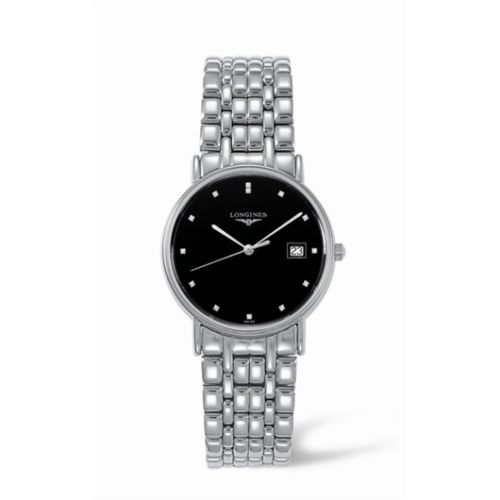 Longines Presence L4.720.4.97.6 Black 33.00 mm Quartz