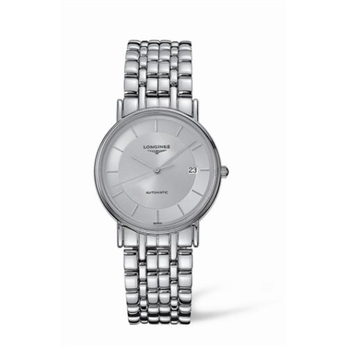Longines Presence L4.721.4.78.6 Silver 34.50 mm Automatic