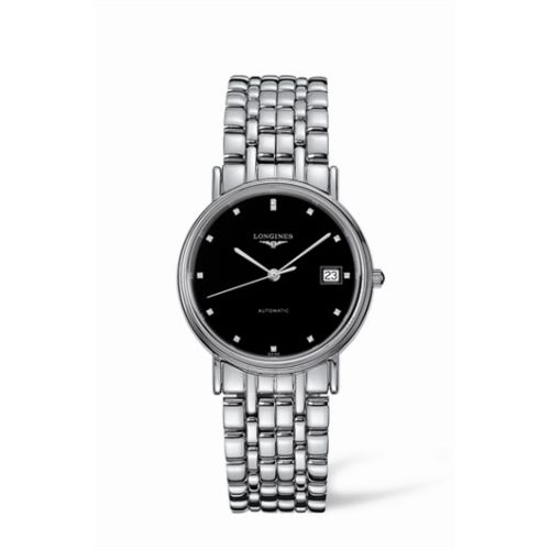 Longines Presence L4.721.4.97.6 Black 34.50 mm Automatic