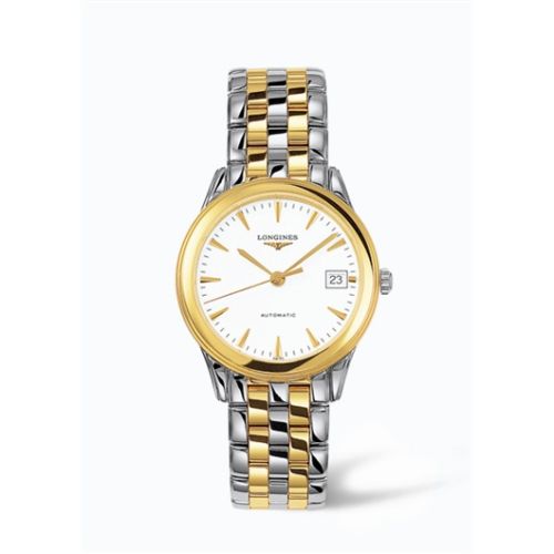 Longines Flagship L4.774.3.22.7 White 35.60 mm Automatic