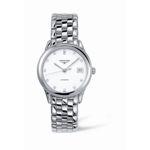 Longines Flagship L4.774.4.27.6 White 35.60 mm Automatic