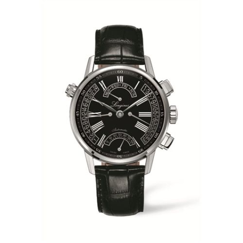 Longines Heritage L4.797.4.51.2 Black 41.00 mm Automatic