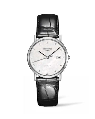 Longines Elegant L4.809.4.87.2 White 34.50 mm Automatic