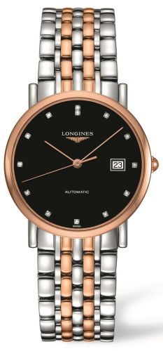 Longines Elegant L4.809.5.57.7 Black 34.50 mm Automatic