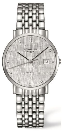 Longines Elegant L4.810.4.77.6 Silver 37.00 mm Automatic