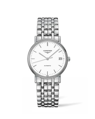 Longines Presence L4.821.4.12.6 White 34.50 mm Automatic