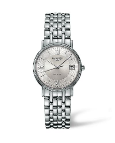 Longines Presence L4.821.4.75.6 Silver 34.50 mm Automatic