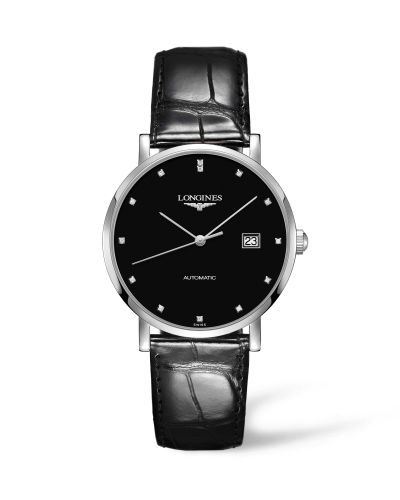 Longines Elegant L4.910.4.57.2 Black 39.00 mm Automatic