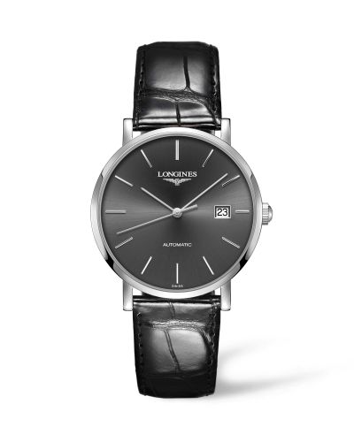 Longines Elegant L4.910.4.72.2 Grey 39.00 mm Automatic