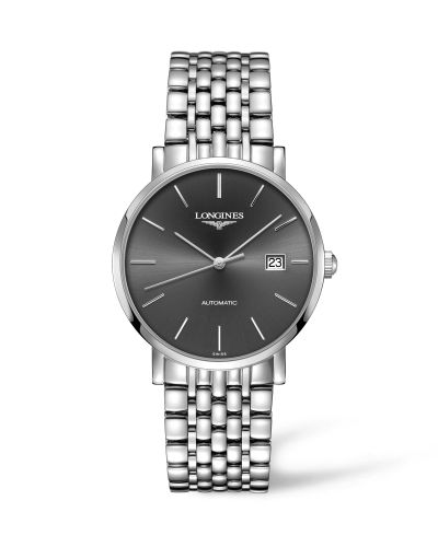 Longines Elegant L4.910.4.72.6 Grey 39.00 mm Automatic