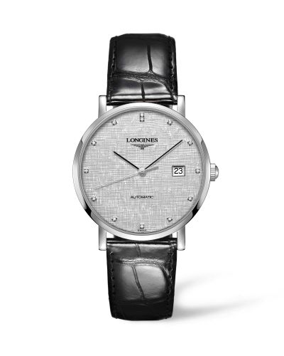 Longines Elegant L4.910.4.77.2 Silver 39.00 mm Automatic