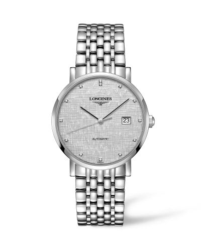 Longines Elegant L4.910.4.77.6 Silver 39.00 mm Automatic