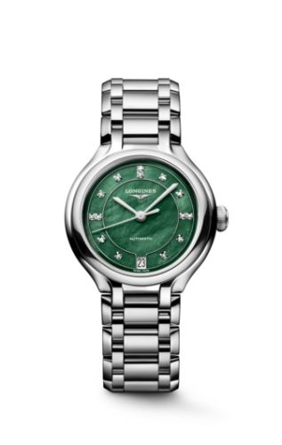Longines PrimaLuna L8.124.4.07.6 Green 34.00 mm Automatic