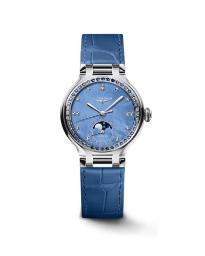 Longines PrimaLuna L8.126.0.97.2 Blue 34.00 mm Automatic