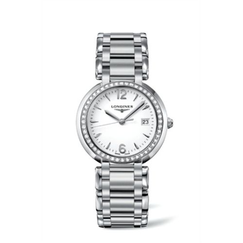 Longines PrimaLuna L8.114.0.16.6 White 34.00 mm Quartz