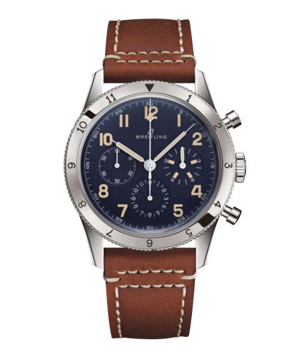 Breitling AVI LB0920131C1X1 Blue 41.10 mm Handwound