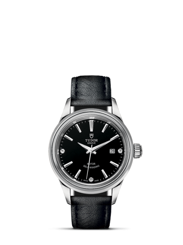 Tudor Style 12100-0008 Black 28.00 mm Automatic