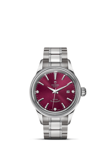 Tudor Style 12100-0015 Purple 28.00 mm Automatic