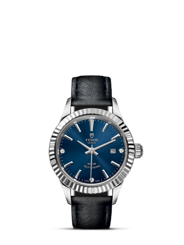 Tudor Style 12110-0029 Blue 28.00 mm Automatic
