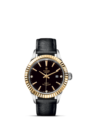 Tudor Style 12113-0024 Black 28.00 mm Automatic