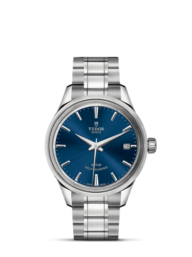 Tudor Style 12300-0009 Blue 34.00 mm Automatic